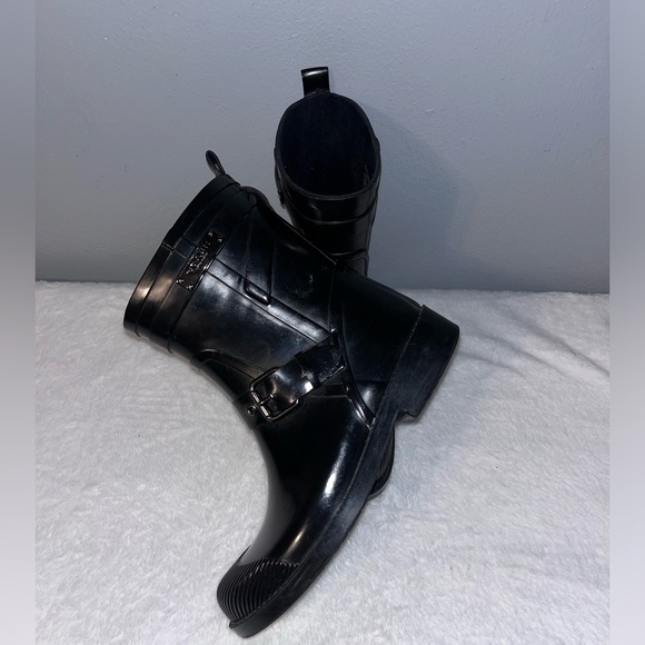 COACH 6.5 WOMEN RAIN BOOTS - Picture 5 of 9